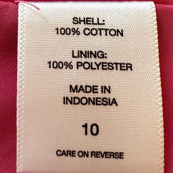 NEW YORK & COMPANY Dress Sheath Perforated Lined Sleeveless Pink Size 10 - Picture 9 of 11